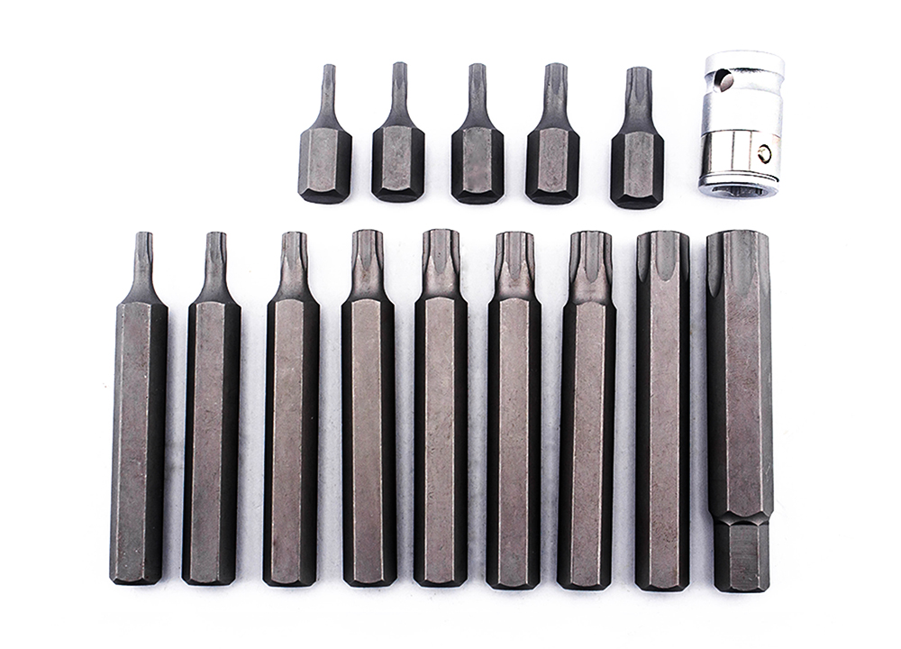 H1124101 Torx Bit Set 15 pcs With Adaptor